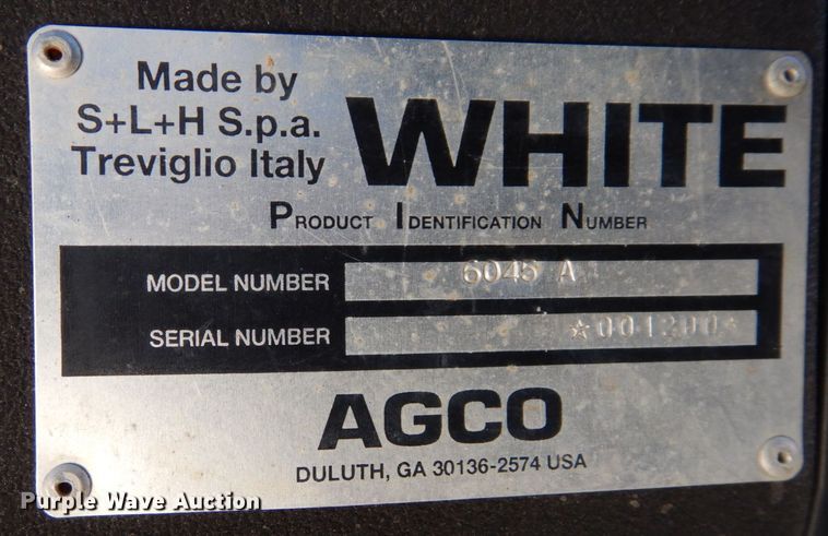 image for item DR8106 White 6045 A  MFWD tractor