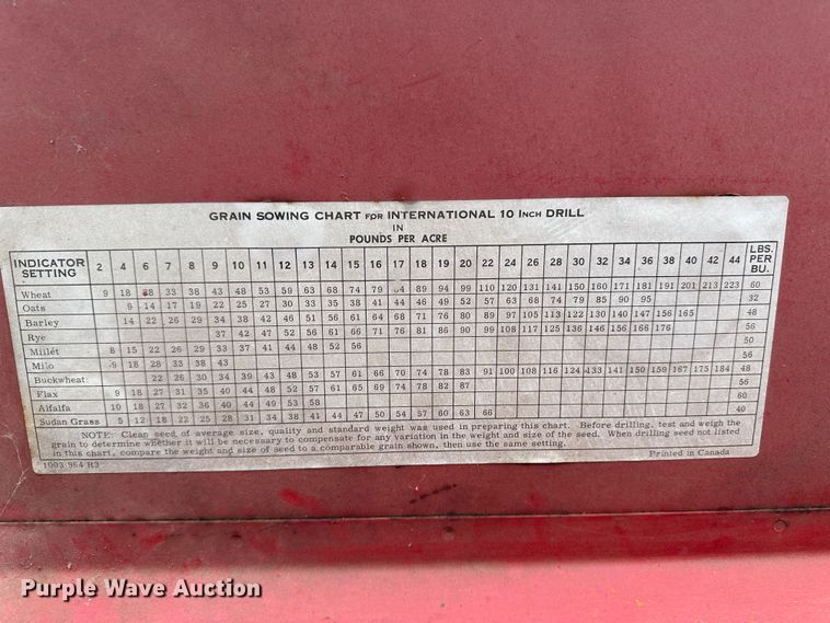 image for item JD9641 International 150  grain drill