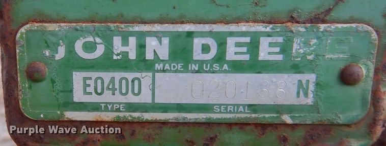 image for item JK9140 John Deere 400  rotary hoe