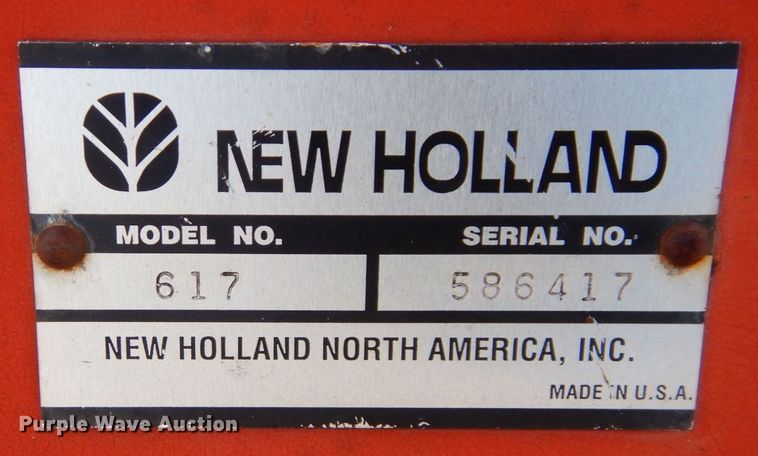 image for item JK9141 New Holland 617  disc mower