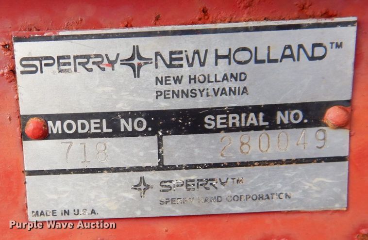 image for item JK9143 New Holland 718  forage harvester