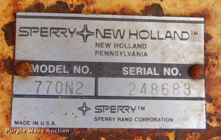 image for item JK9143 New Holland 718  forage harvester