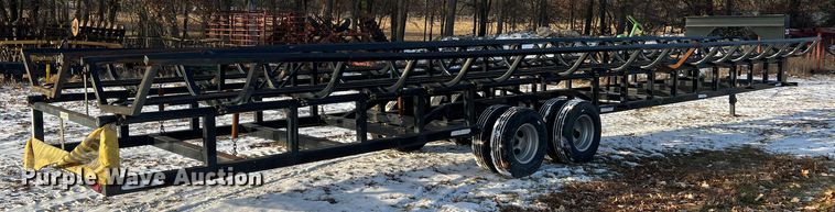 image for item JU9710 Industrias America 20X4  hay bale trailer