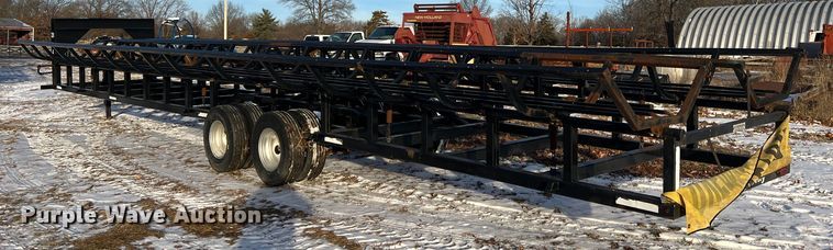image for item JU9710 Industrias America 20X4  hay bale trailer