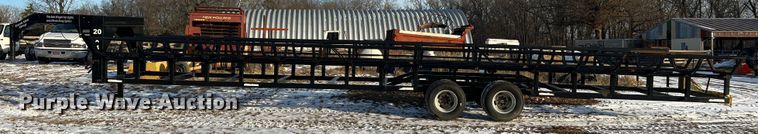 image for item JU9710 Industrias America 20X4  hay bale trailer