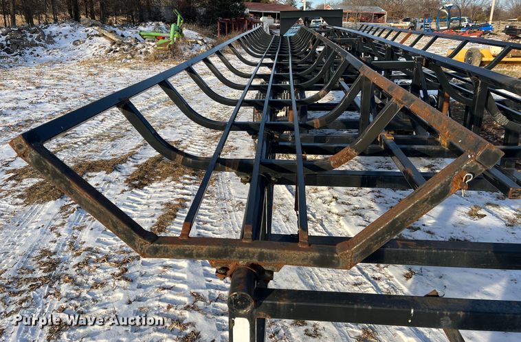 image for item JU9710 Industrias America 20X4  hay bale trailer