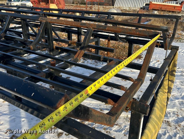 image for item JU9710 Industrias America 20X4  hay bale trailer