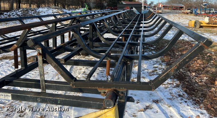 image for item JU9710 Industrias America 20X4  hay bale trailer