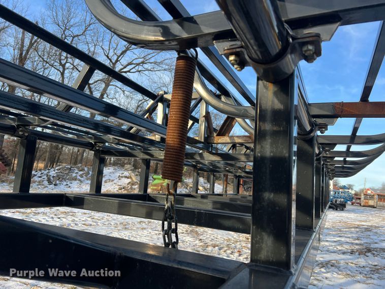 image for item JU9710 Industrias America 20X4  hay bale trailer