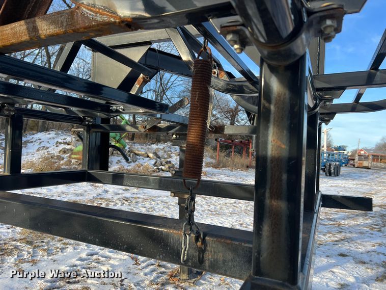 image for item JU9710 Industrias America 20X4  hay bale trailer