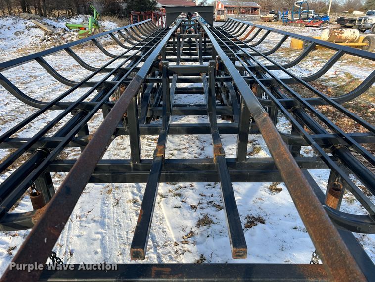 image for item JU9710 Industrias America 20X4  hay bale trailer