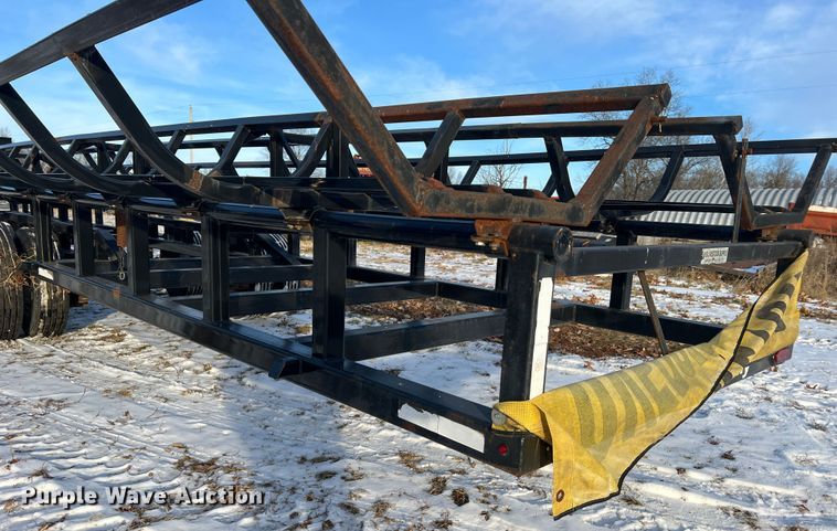 image for item JU9710 Industrias America 20X4  hay bale trailer