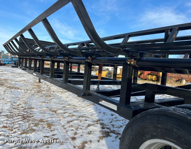 image for item JU9710 Industrias America 20X4  hay bale trailer