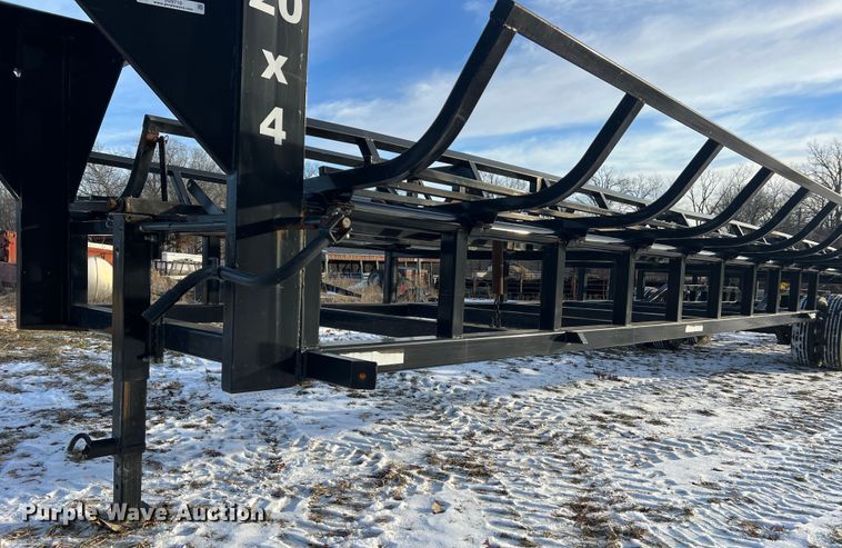 image for item JU9710 Industrias America 20X4  hay bale trailer