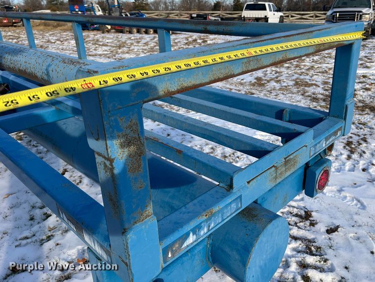 image for item JU9711 Plus1  hay bale trailer