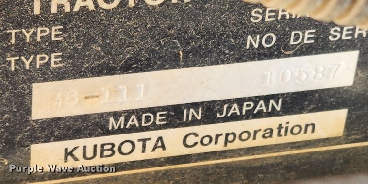 image for item KT9504 Kubota M6-111  MFWD tractor
