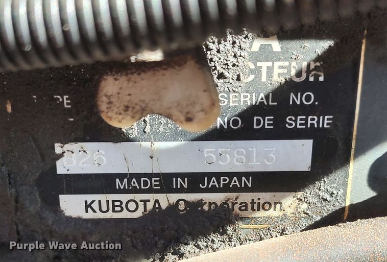 image for item LK9508 Kubota B26  backhoe