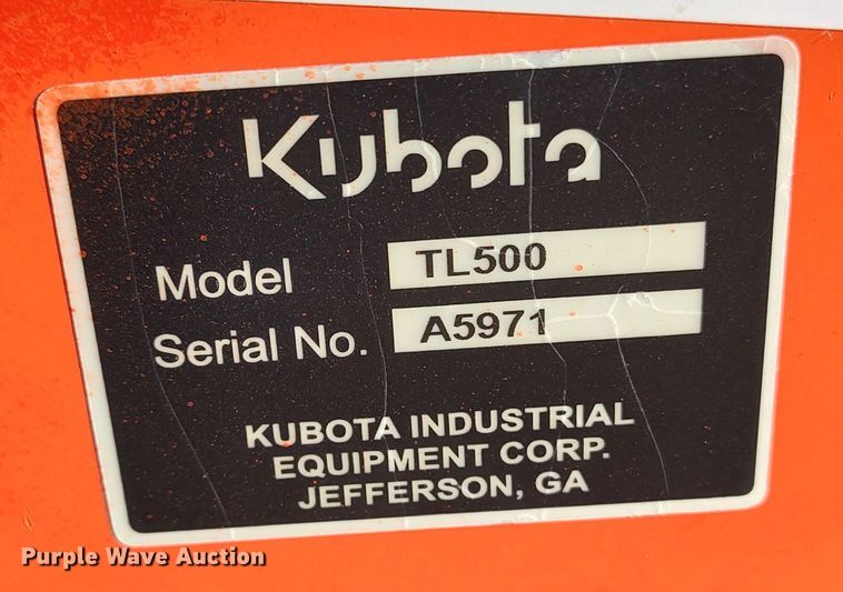 image for item LK9508 Kubota B26  backhoe