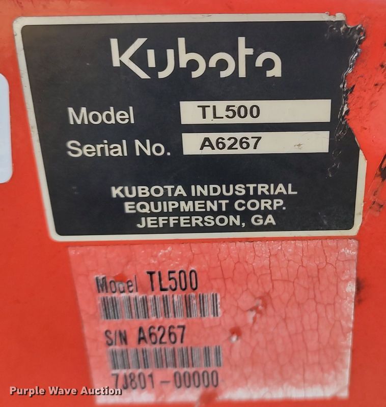 image for item LK9509 Kubota B26  backhoe