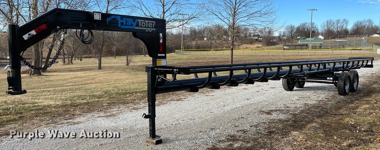 image for item MW9448 2022 DH Farm HT42  hay bale trailer