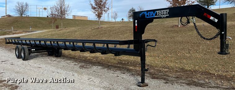 image for item MW9448 2022 DH Farm HT42  hay bale trailer