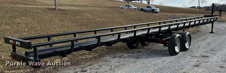 image for item MW9448 2022 DH Farm HT42  hay bale trailer