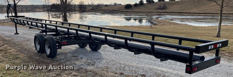 image for item MW9448 2022 DH Farm HT42  hay bale trailer