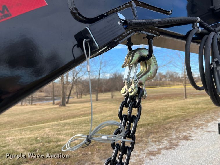 image for item MW9448 2022 DH Farm HT42  hay bale trailer