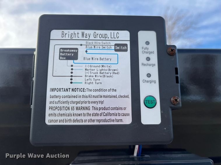 image for item MW9448 2022 DH Farm HT42  hay bale trailer