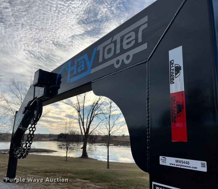 image for item MW9448 2022 DH Farm HT42  hay bale trailer