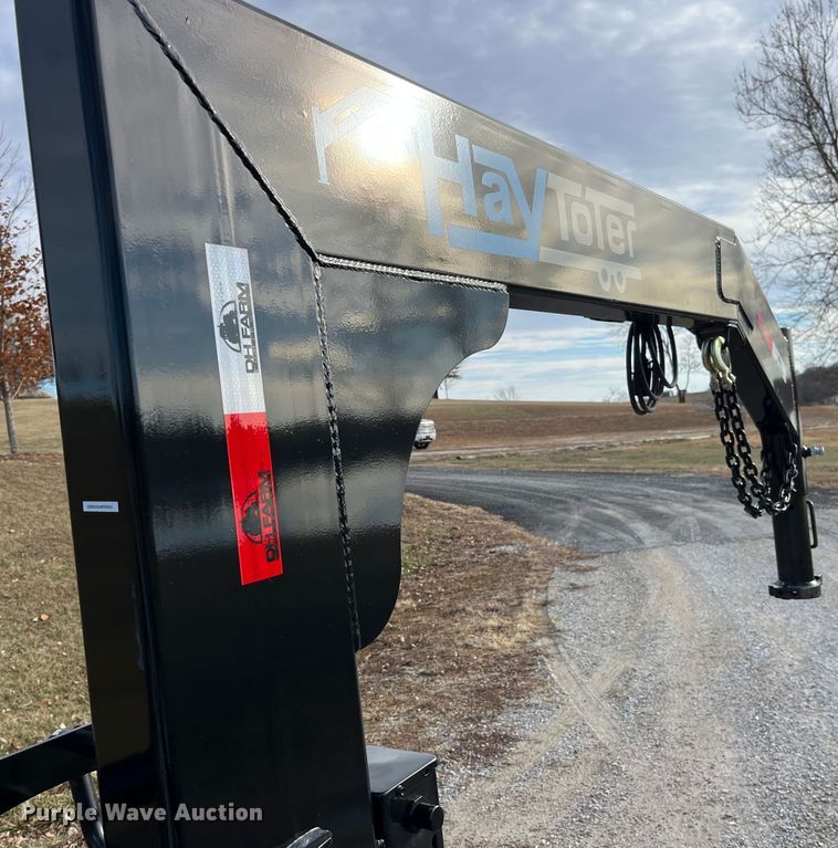 image for item MW9448 2022 DH Farm HT42  hay bale trailer