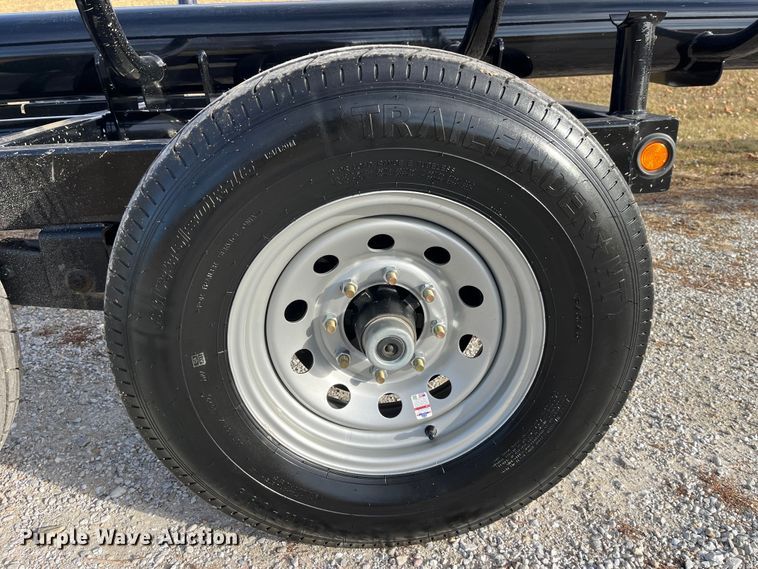 image for item MW9448 2022 DH Farm HT42  hay bale trailer