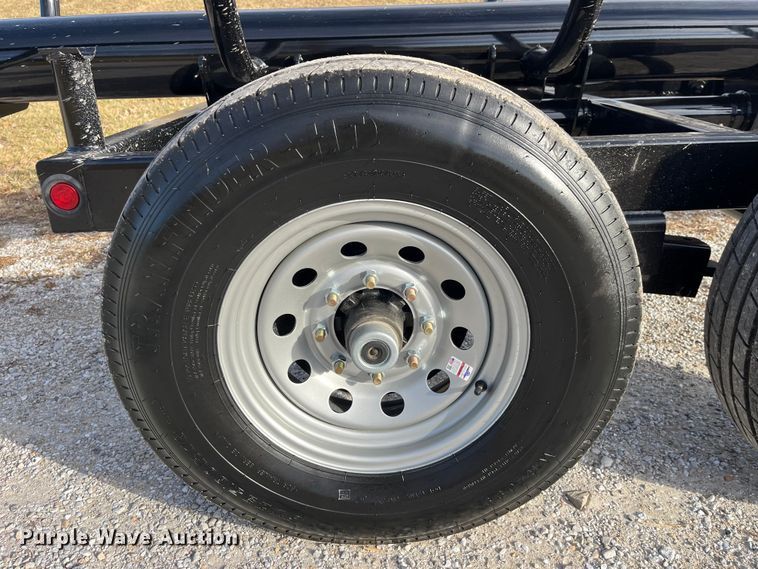 image for item MW9448 2022 DH Farm HT42  hay bale trailer