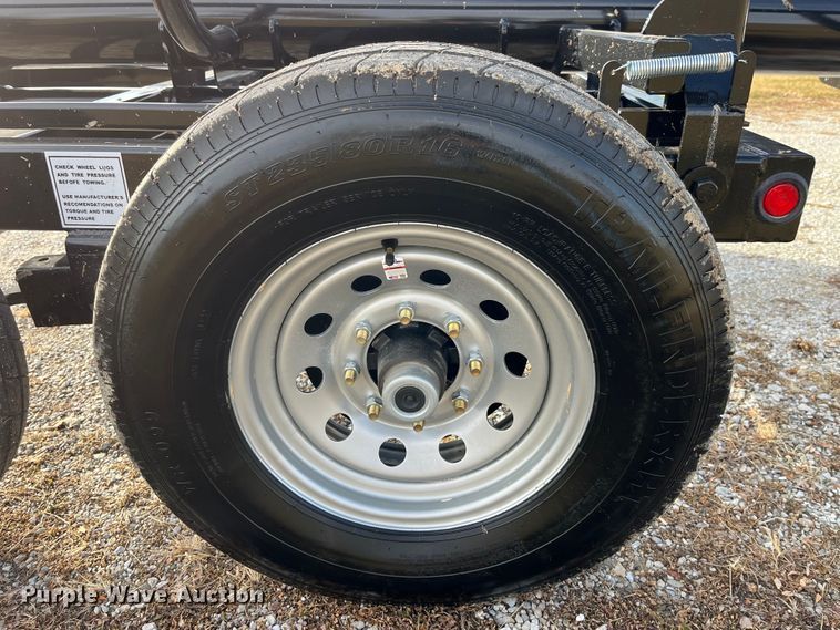 image for item MW9448 2022 DH Farm HT42  hay bale trailer