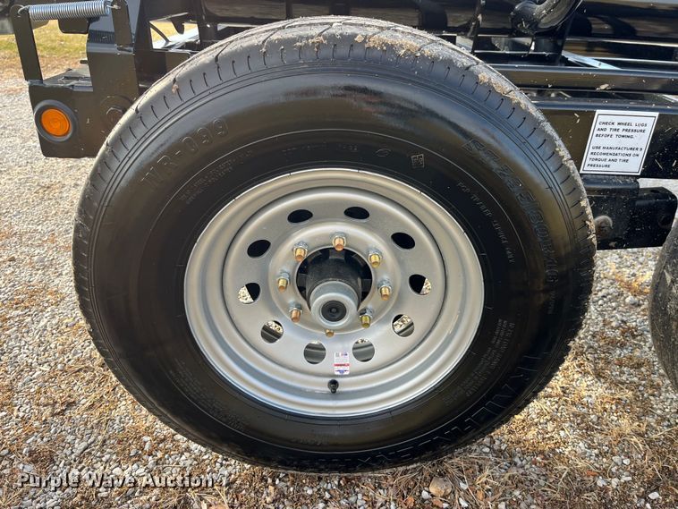 image for item MW9448 2022 DH Farm HT42  hay bale trailer