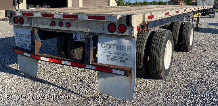 image for item DK6390 1998 Utility Trailers FS2C  flatbed trailer