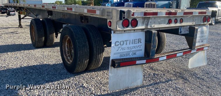 image for item DK6390 1998 Utility Trailers FS2C  flatbed trailer