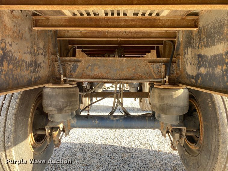 image for item DK6390 1998 Utility Trailers FS2C  flatbed trailer