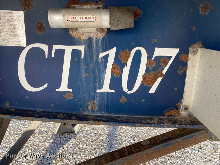 image for item DK6390 1998 Utility Trailers FS2C  flatbed trailer