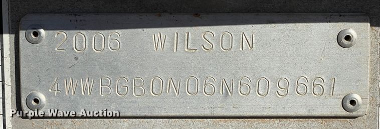 image for item DN4500 2006 Wilson CFD-900  drop deck trailer