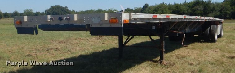 image for item DO1596 1999 Transcraft FB  flatbed trailer