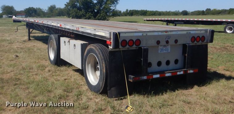 image for item DO1596 1999 Transcraft FB  flatbed trailer