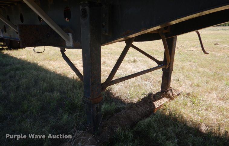 image for item DO1596 1999 Transcraft FB  flatbed trailer