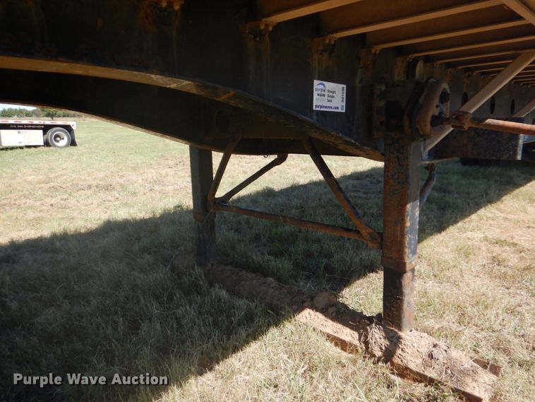 image for item DO1596 1999 Transcraft FB  flatbed trailer
