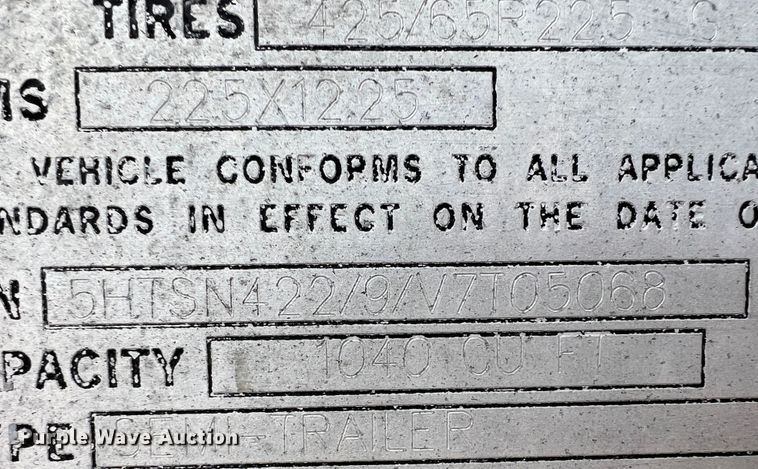 image for item ID9346 1997 Heil  pneumatic dry bulk trailer