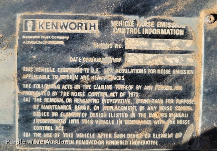 image for item LG9448 1981 Kenworth  grain truck