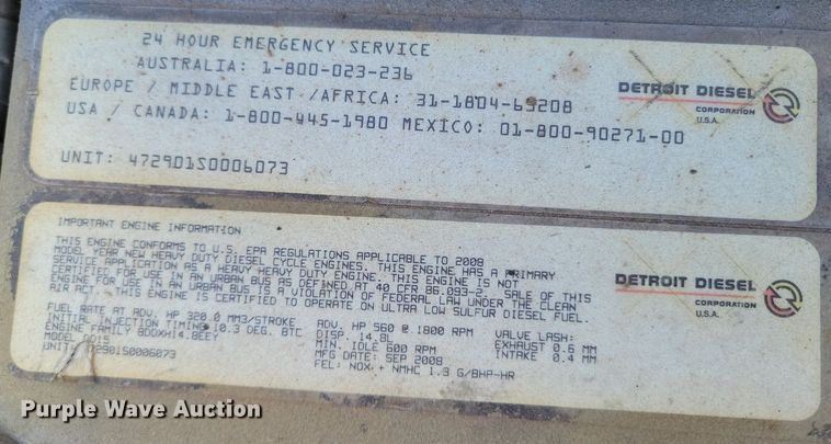 image for item LG9449 2009 Freightliner Columbia  semi truck