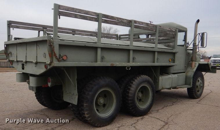 image for item MM9628 1972 Am General M35A2  flatbed truck