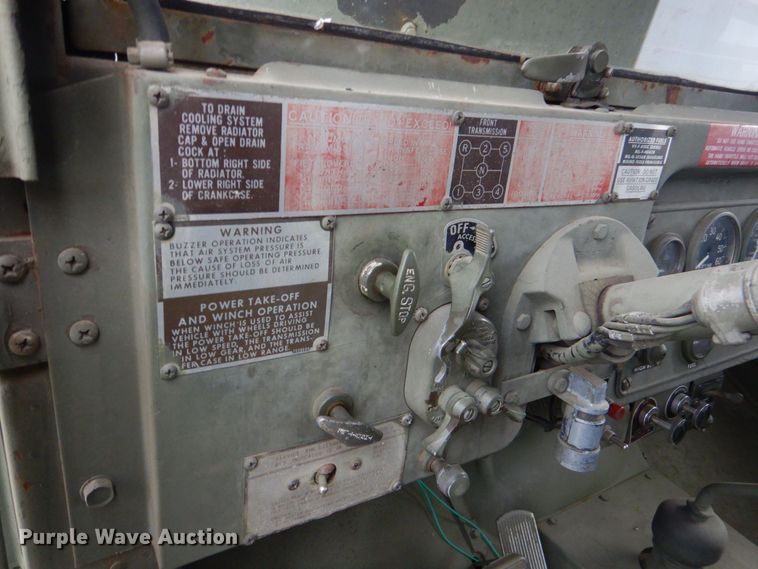 image for item MM9628 1972 Am General M35A2  flatbed truck