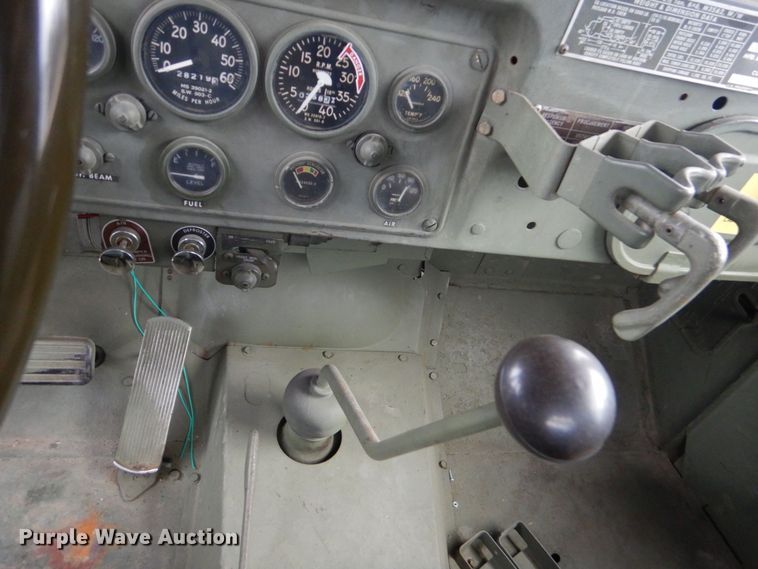 image for item MM9628 1972 Am General M35A2  flatbed truck